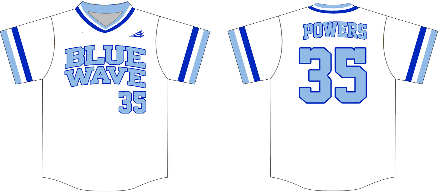 Patuxent Blue Wave Custom HexaFlex Baseball Jersey #J4F