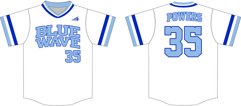 Patuxent Blue Wave Custom HexaFlex Baseball Jersey #J4F