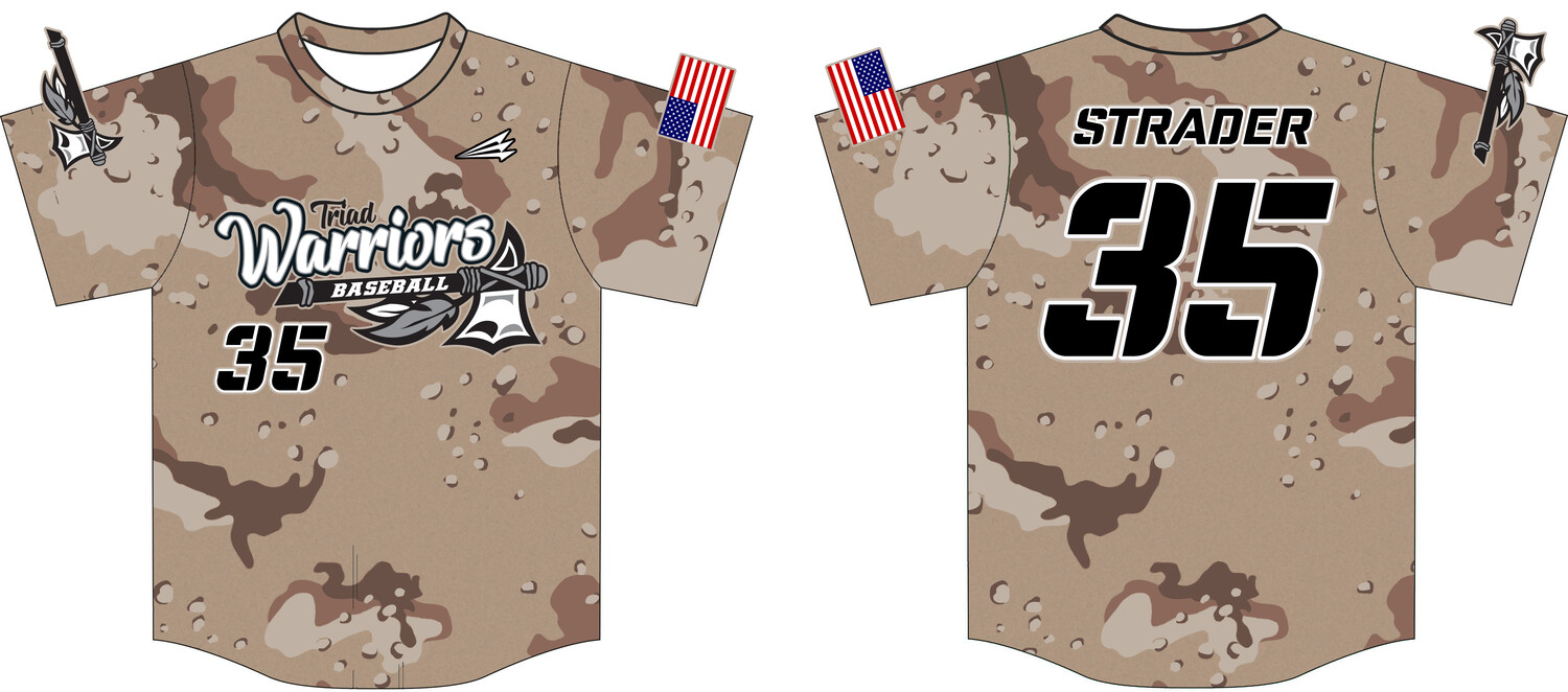 Triad Warriors Custom HexaFlex Baseball Jersey #J2B