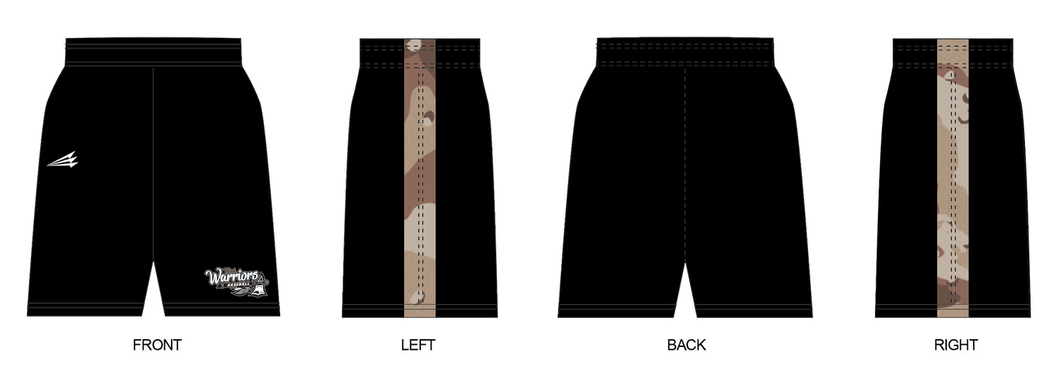 Triad Warriors Custom Baseball RV Shorts #RV1