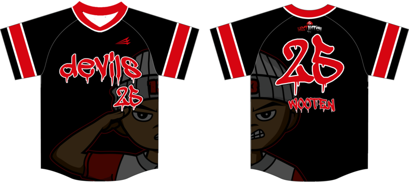 West Nation Devils Custom HexaFlex Baseball Jersey #J1D