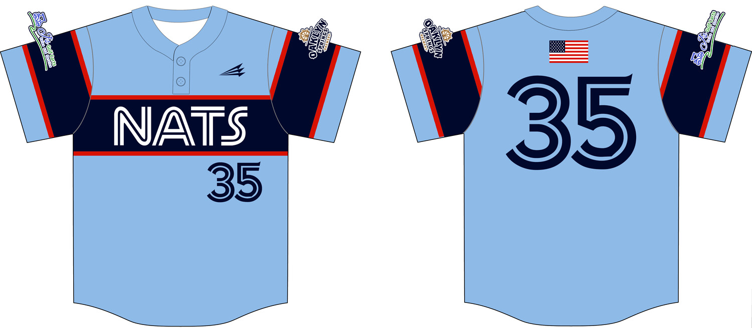 Garner Nationals Custom Hexaflex Baseball Jersey #J5D