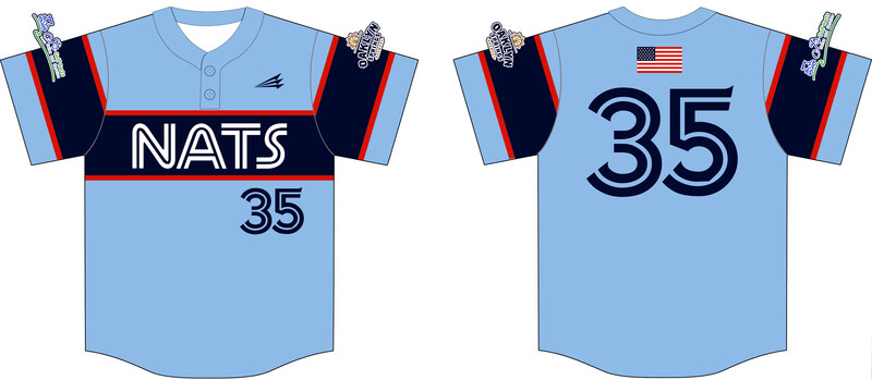Garner Nationals Custom Hexaflex Baseball Jersey #J5D