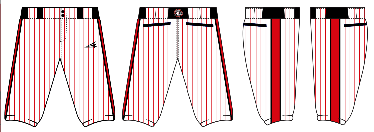 Muddogs Baseball Club Custom Stacheman Elite Knicker Baseball Pants #KBP1A