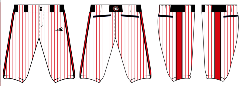 Muddogs Baseball Club Custom Stacheman Elite Knicker Baseball Pants #KBP1A