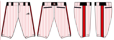Muddogs Baseball Club Custom Stacheman Elite Knicker Baseball Pants #KBP1A