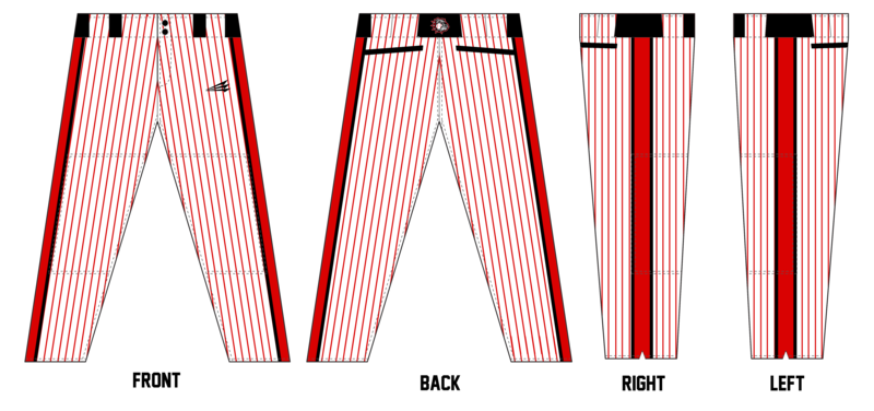 Muddogs Baseball Club Custom Stacheman Elite ProFit Baseball Pants #PFBP1A
