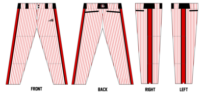 Muddogs Baseball Club Custom Stacheman Elite Relaxed Baseball Pants #RFBP1B