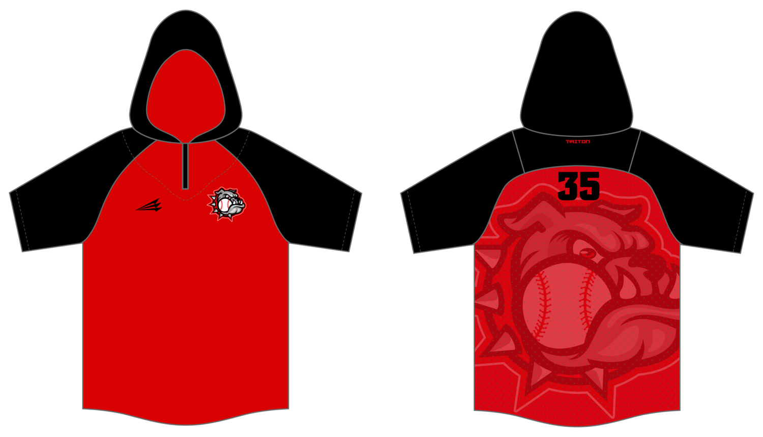 Muddogs Baseball Club Custom BP Jacket #BPJ2