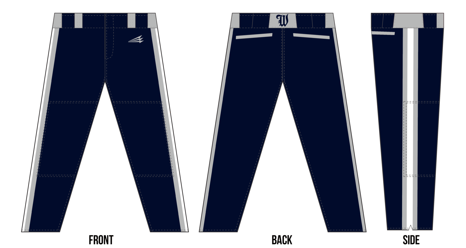 Walther Farms Custom Stacheman Elite Long Baseball Pants #BP1