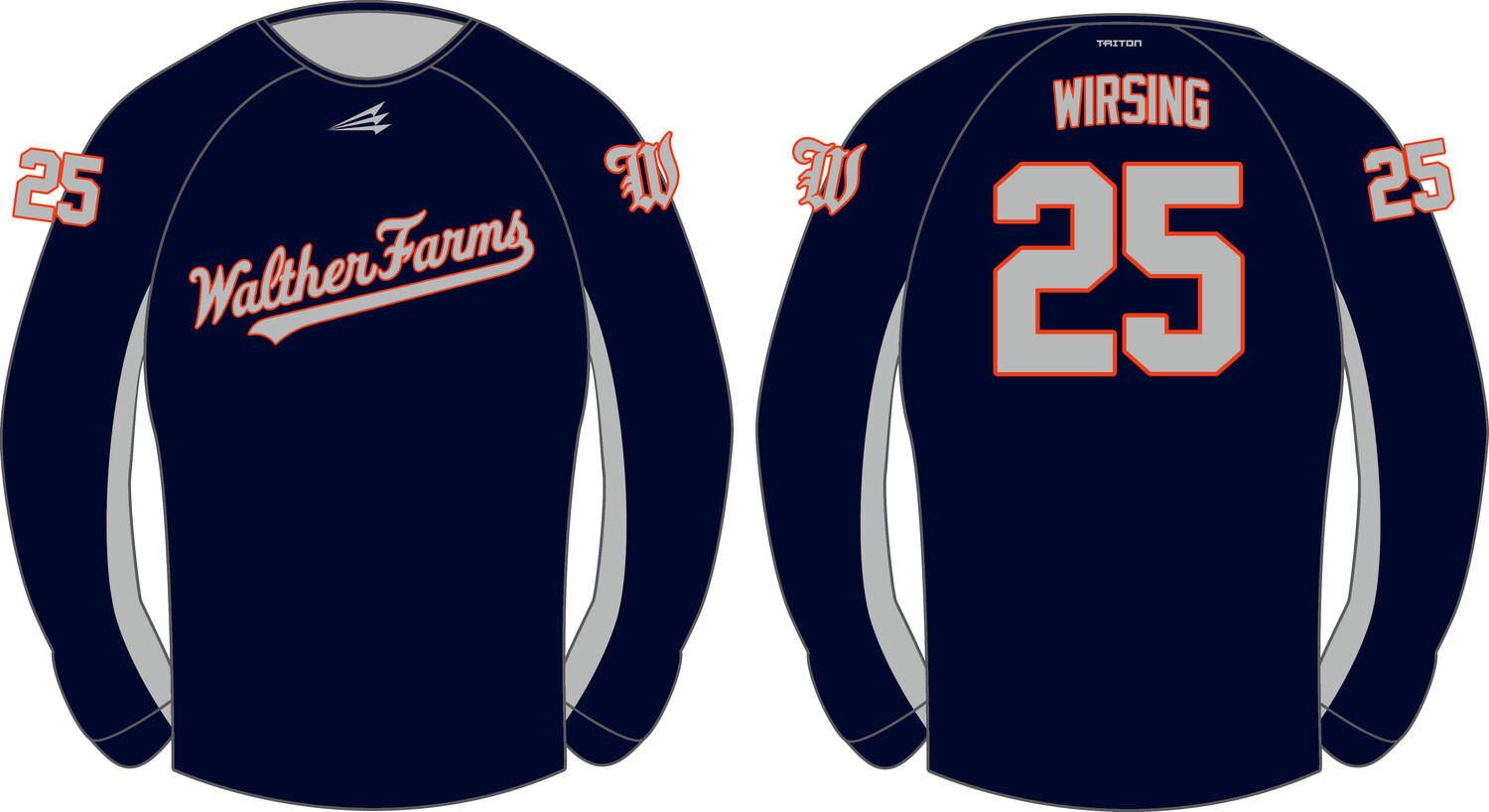 Walther Farms Custom Baseball Vulcan Pullover #VP1