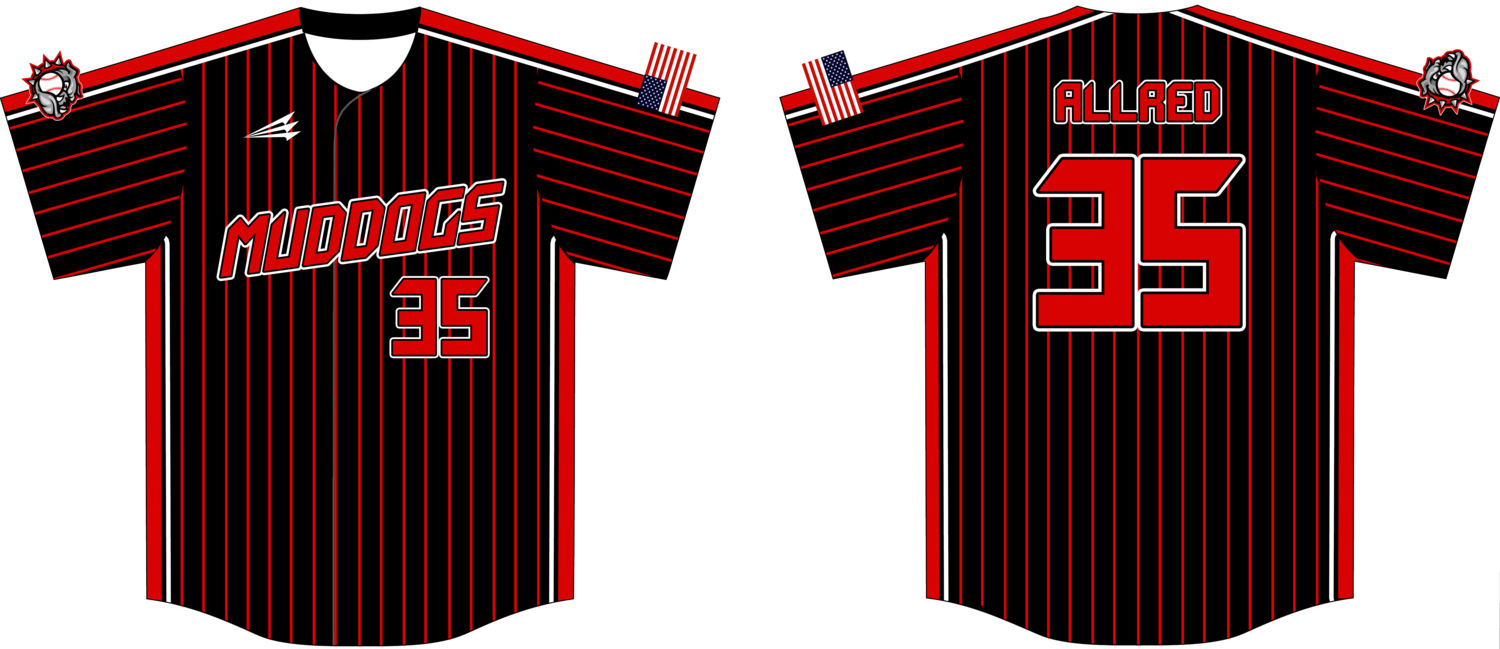 Muddogs Baseball Club Custom HexaFlex Baseball Jersey #J1D