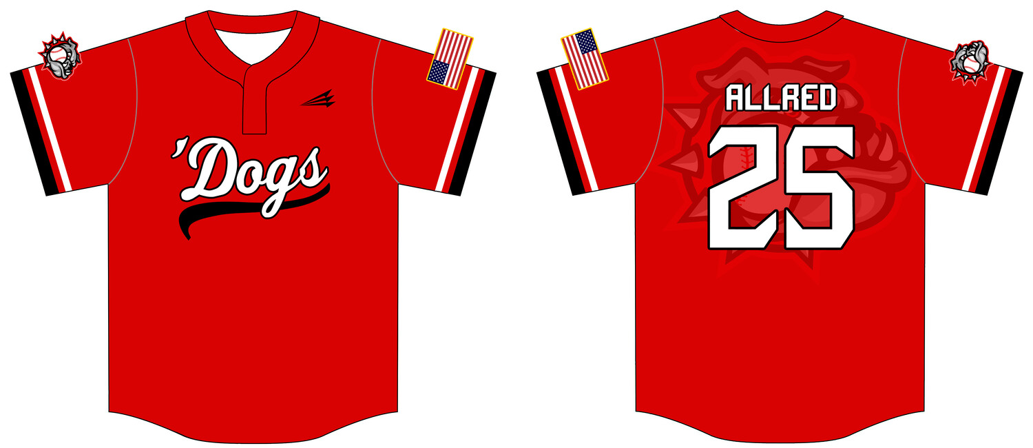 Muddogs Baseball Club Custom HexaFlex Baseball Jersey #J8