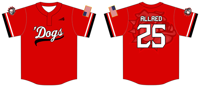 Muddogs Baseball Club Custom HexaFlex Baseball Jersey #J8
