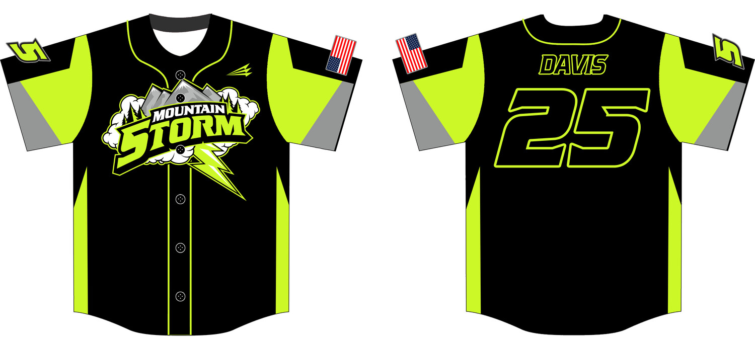 Mountain Storm Custom HexaFlex Baseball Jersey #J3