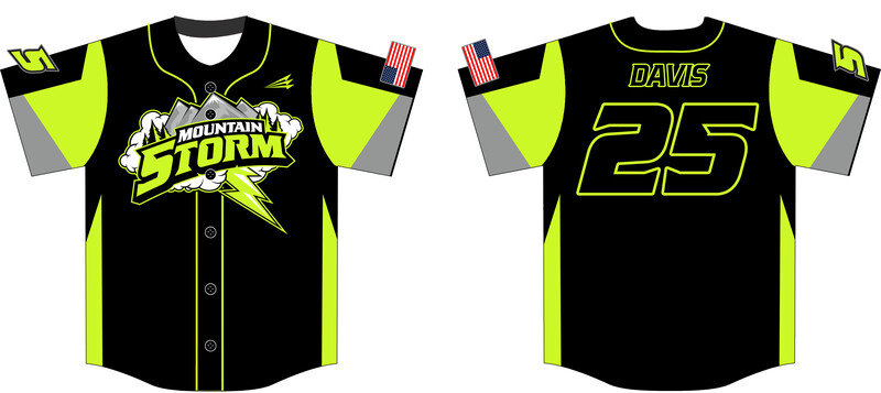 Mountain Storm Custom HexaFlex Baseball Jersey #J3