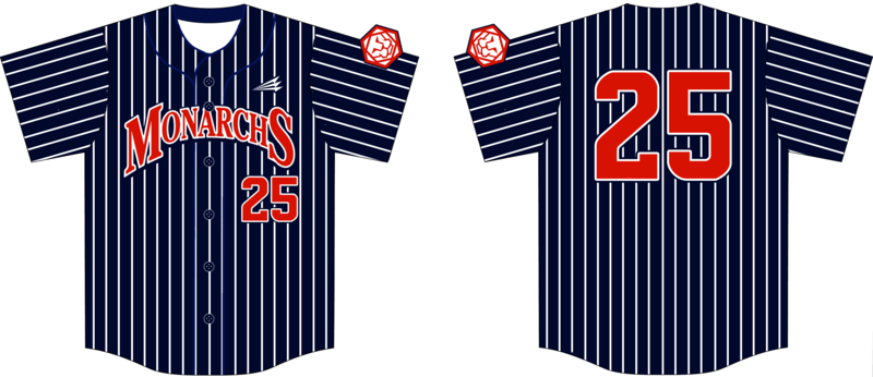 SC Monarchs Custom Hexaflex Baseball Jersey #J2C