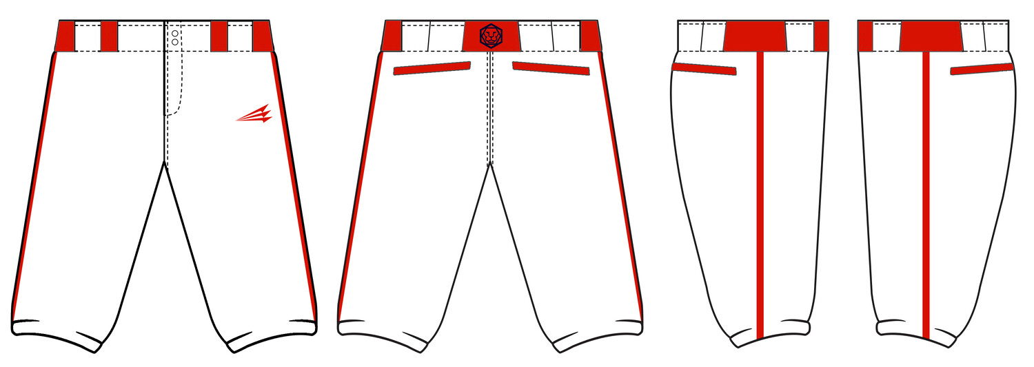 SC Monarchs Stacheman Elite Custom Baseball Knicker Pant #BP3