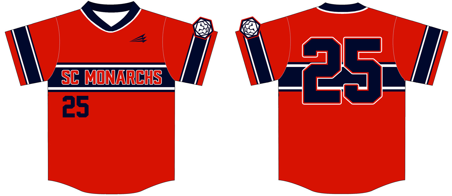 SC Monarchs Custom Hexaflex Baseball Jersey #J3B