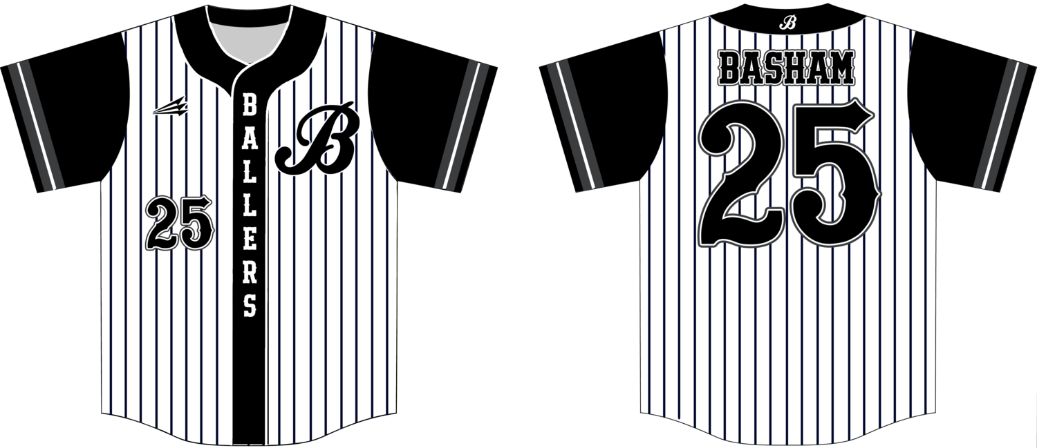 Ballers (Basham) Custom HexaFlex Baseball Jersey #J4b