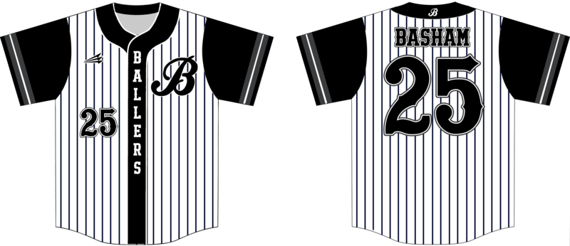 Ballers (Basham) Custom HexaFlex Baseball Jersey #J4b