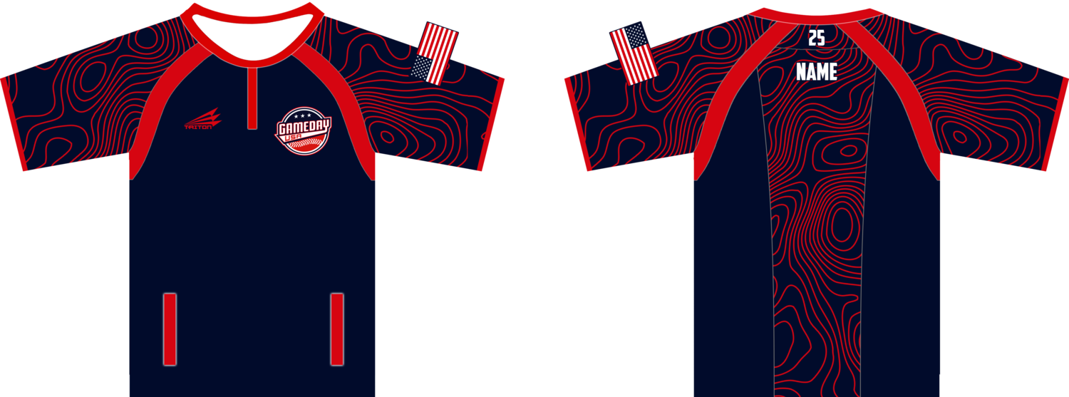 Game Day USA Baseball Custom Cage Jacket #CC1
