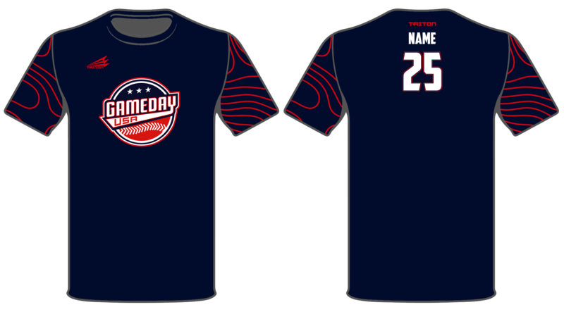 Game Day USA Baseball Custom HyperTee #HT1