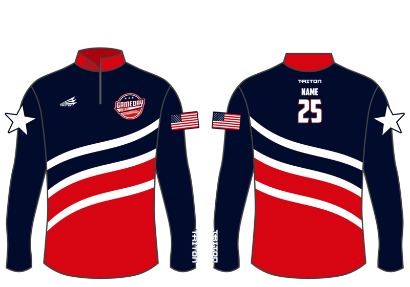 Game Day USA Baseball Custom NanoZip #NZ2