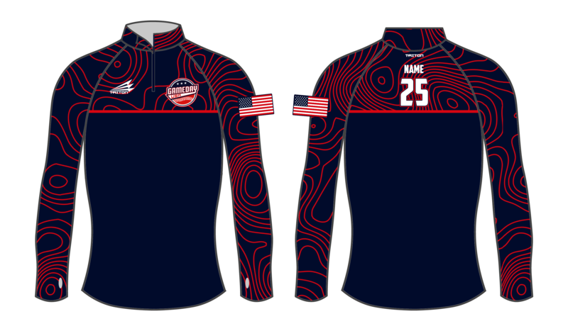 Game Day USA Baseball Custom Women&#39;s NanoZip #WNZ1
