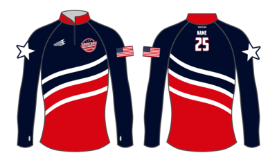 Game Day USA Baseball Custom Women&#39;s NanoZip #WNZ2