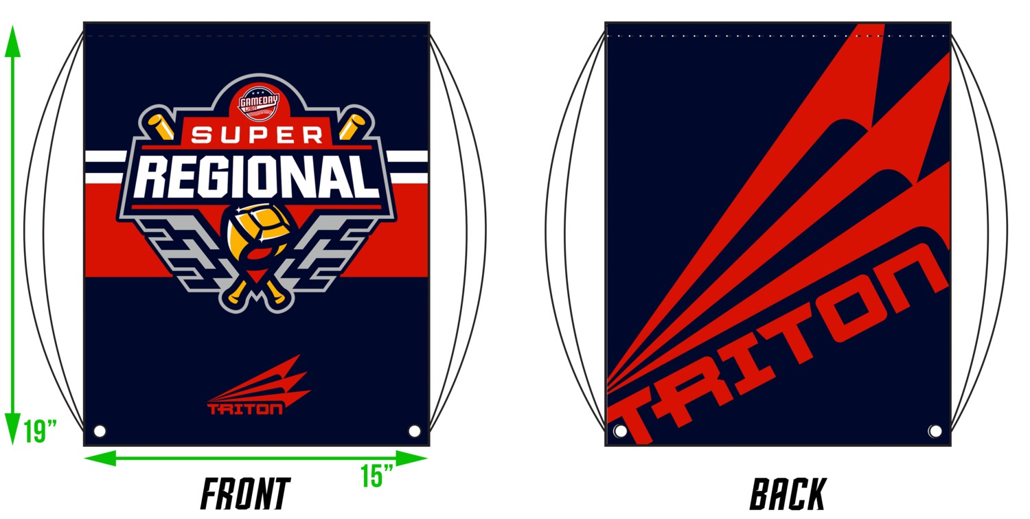 Game Day USA Super Regional Custom Drawstring Bag #DB1