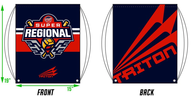 Game Day USA Super Regional Custom Drawstring Bag #DB1