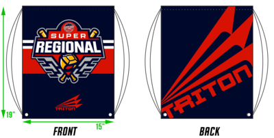 Game Day USA Super Regional Custom Drawstring Bag #DB1