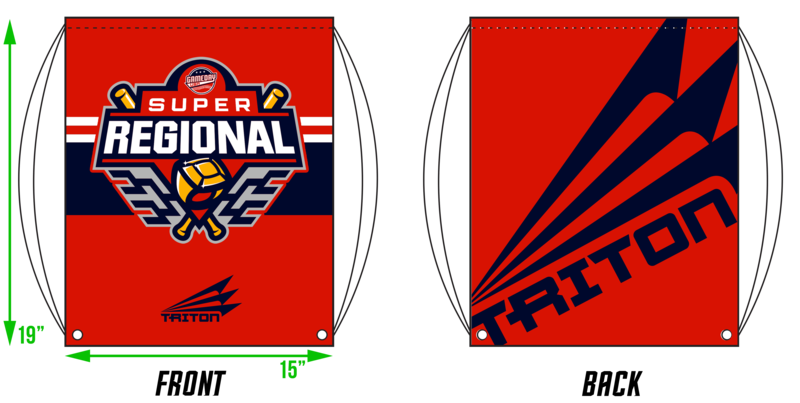 Game Day USA Super Regional Custom Drawstring Bag #DB2
