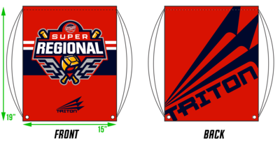 Game Day USA Super Regional Custom Drawstring Bag #DB2