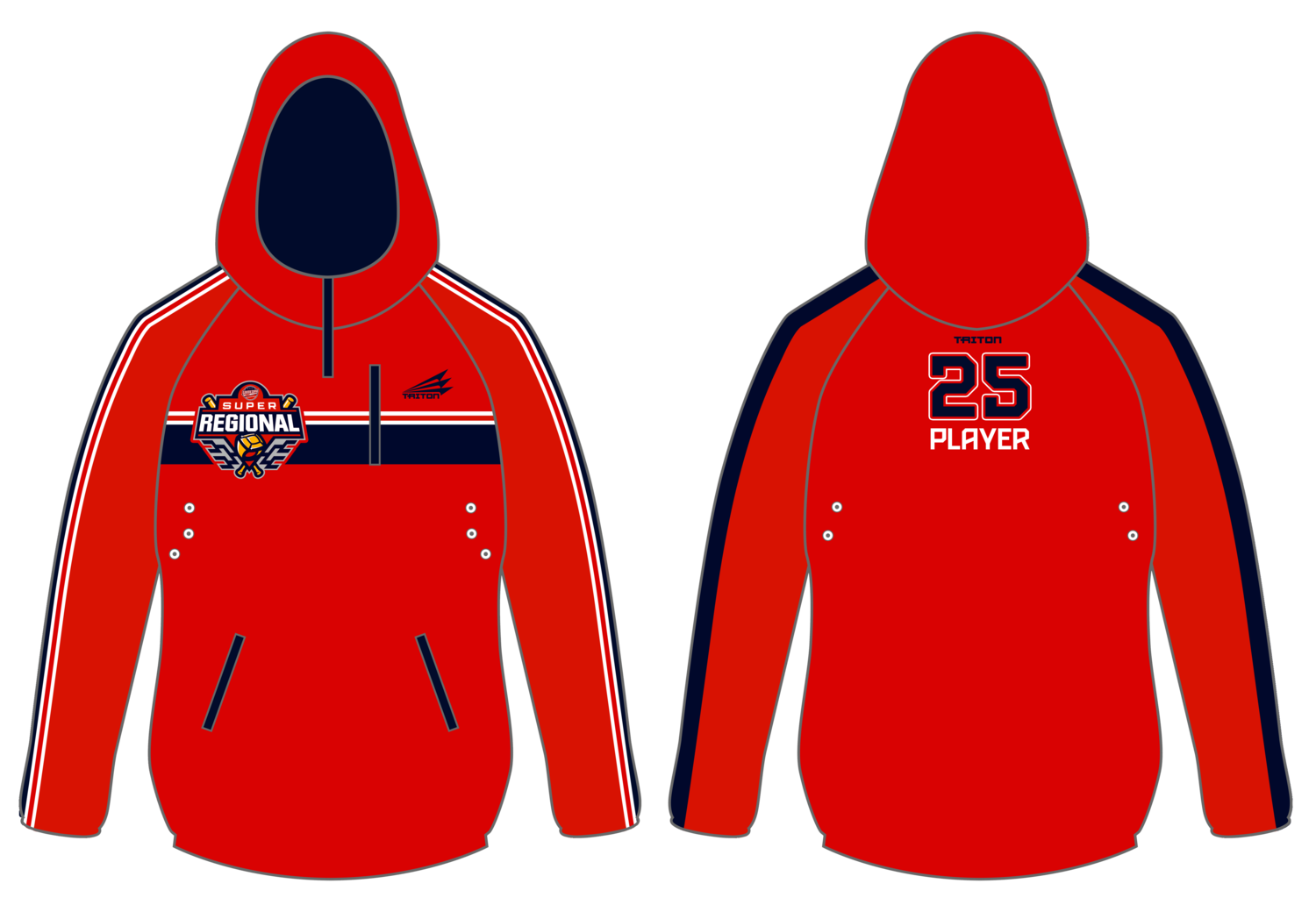 Game Day USA Super Regional Custom Gladiator Hoodie #GH2