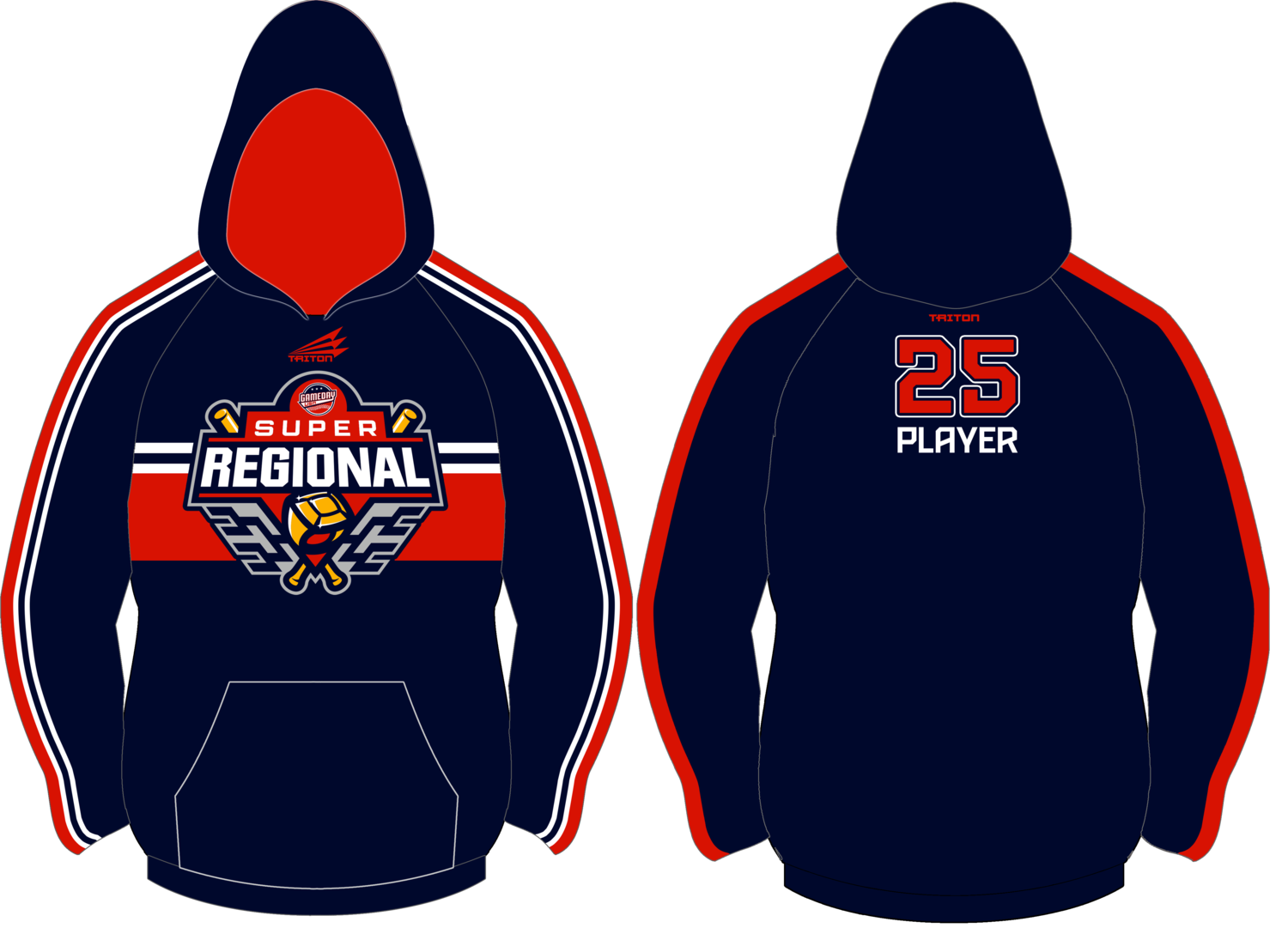 Game Day USA Super Regional Custom Vulcan Hoodie #VH1