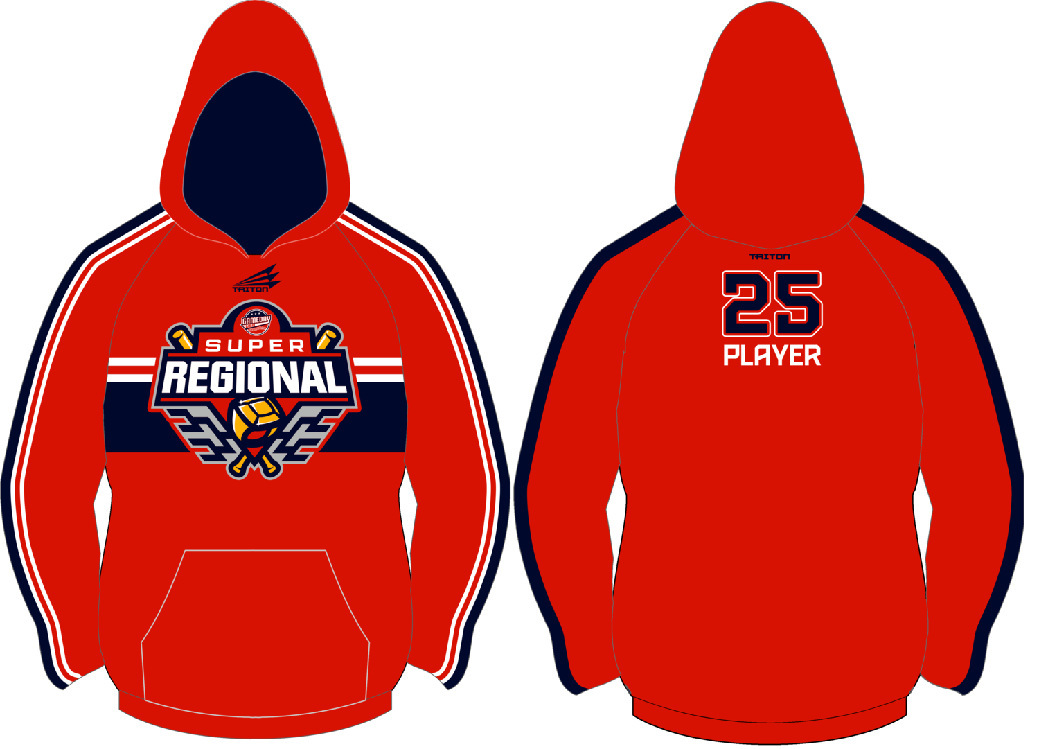 Game Day USA Super Regional Custom Vulcan Hoodie #VH2