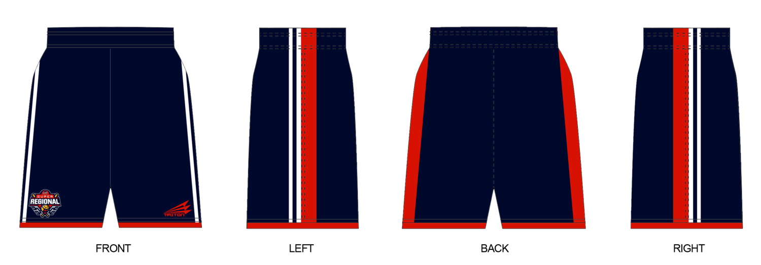 Game Day USA Super Regional Custom Revolution Pocket Shorts #RV1