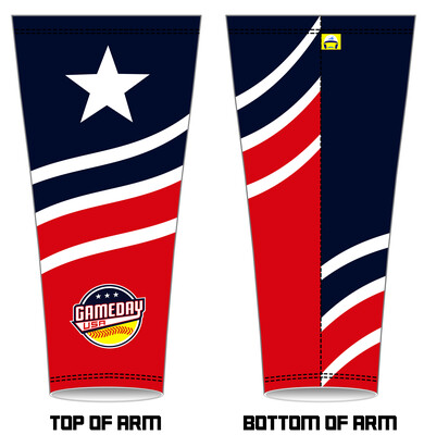 Game Day USA Softball Custom Arm Sleeve #AS2