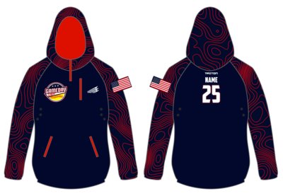 Game Day USA Softball Custom Gladiator Hoodie #GH1