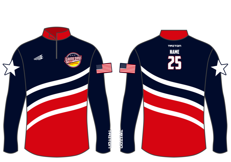 Game Day USA Softball Custom NanoZip #NZ2
