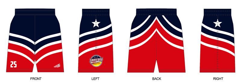 Game Day USA Softball Custom Revolution Pocket Shorts #RV2