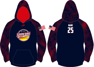Game Day USA Softball Custom Vulcan Hoodie #VH1