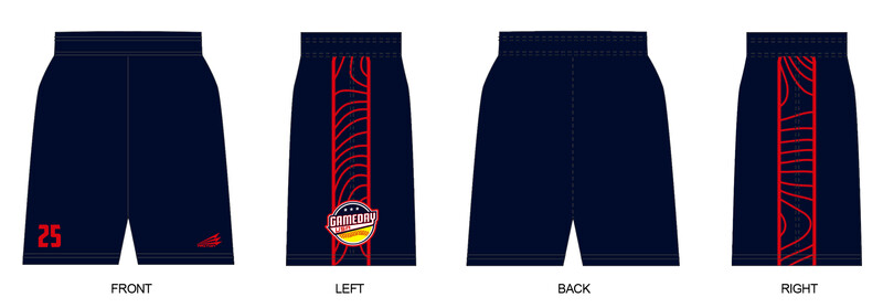 Game Day USA Softball Custom Revolution Pocket Shorts #RV1