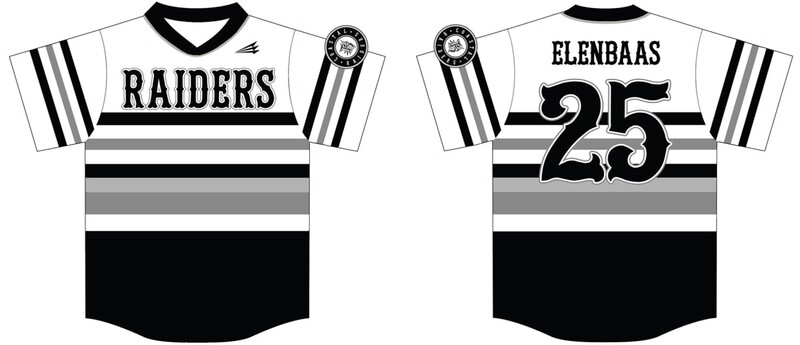 Coastal Raiders Custom Baseball Jersey #6