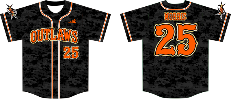 Outlaws (Morris) Custom Baseball Jersey #2