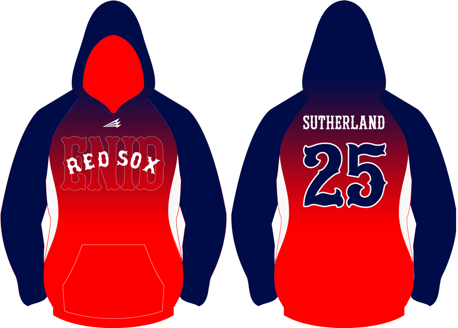 Enid Red Sox Baseball Vulcan Winterproof Hoodie