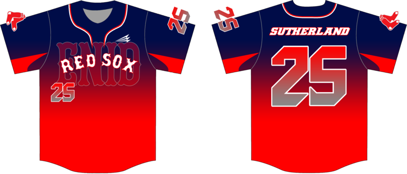 Enid Red Sox Custom Baseball Jersey Design #9