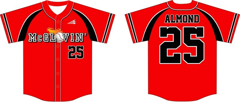 McGlovin&#39; Custom Baseball Jersey Design #1